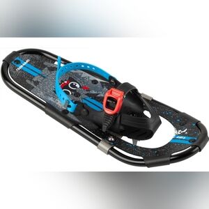 Kids Snowshoes with Blue Strap and Red Buckle